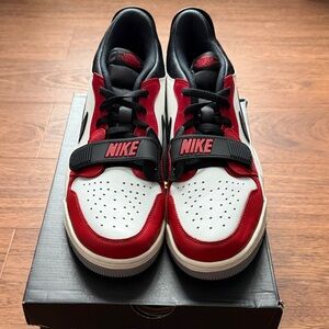 Nike Air Jordan Legacy 312 (Red, Black, and White).
